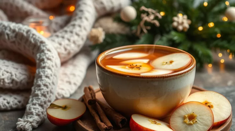 Ponche de Manzana y Canela