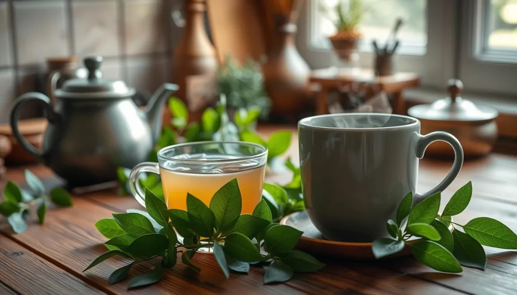 Preparación del té de eucalipto