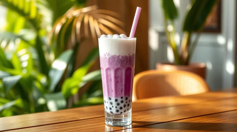 Taro Milk Tea Vegan