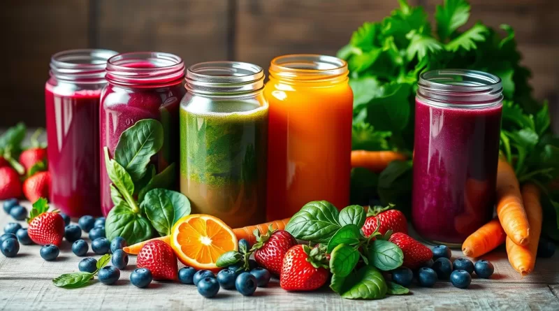 antioxidant-rich juice blends