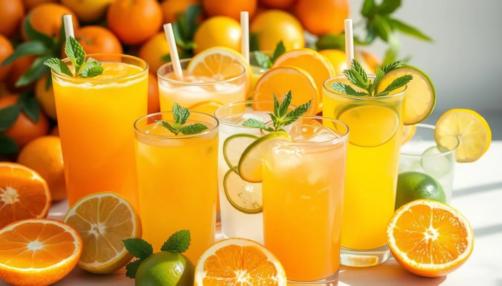 citrus-based hangover relief drinks