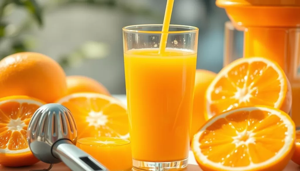 fresh squeeze of orange juice