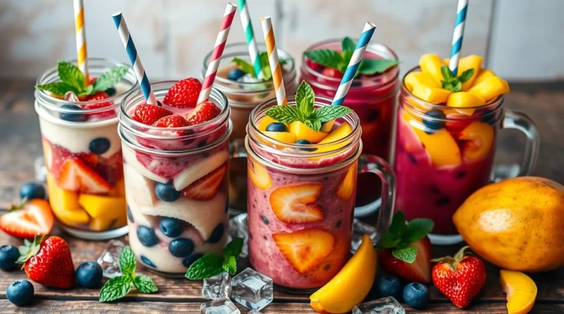 frozen fruit smoothie