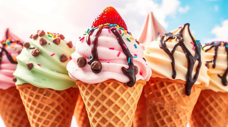 ice cream cones