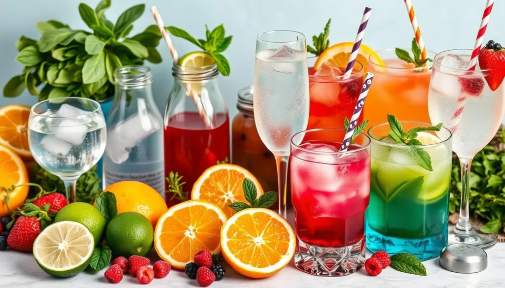 ingredientes para mocktails