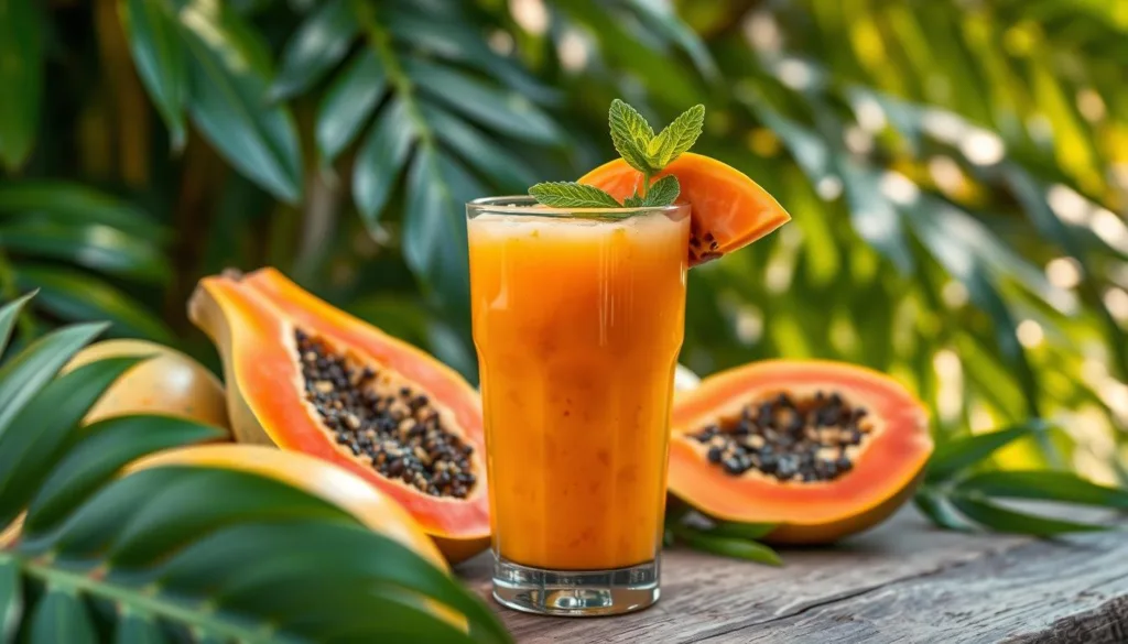 jugo de papaya