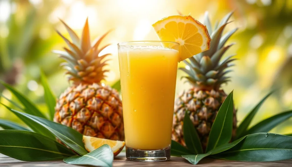 jugo de piña