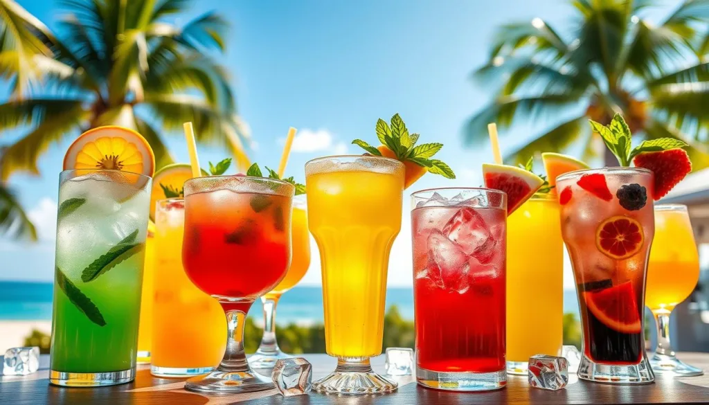 mocktails tropicales