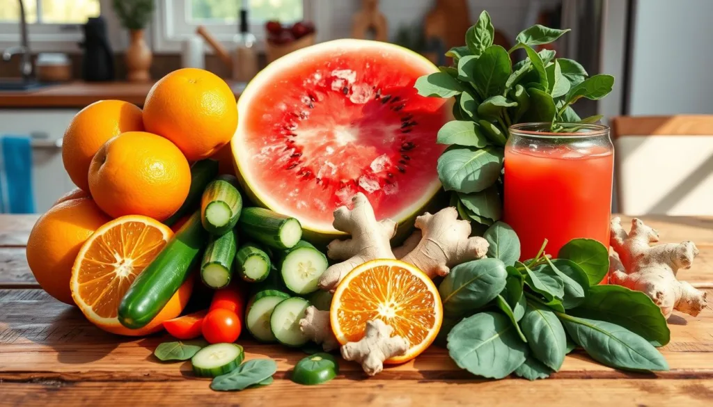 natural juices for hangover