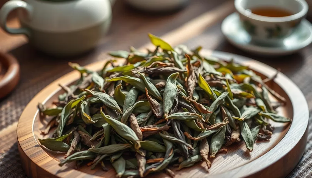 oolong tea leaves