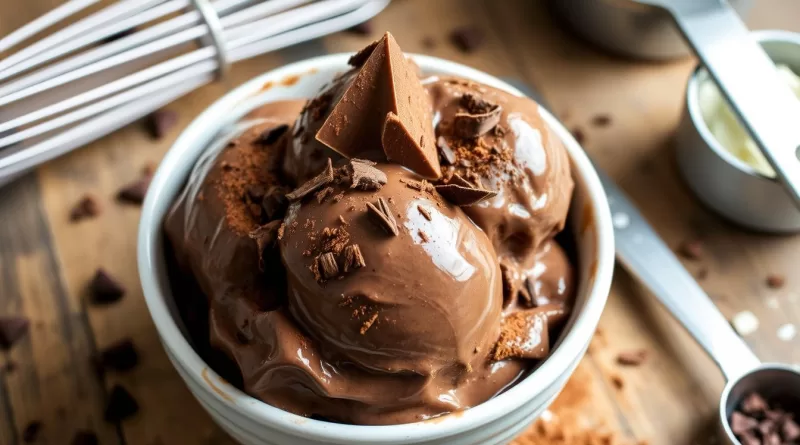 recipe for chocolate ice cream