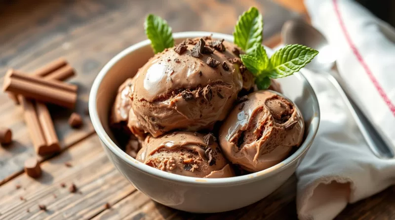 recipe of ice cream chocolate