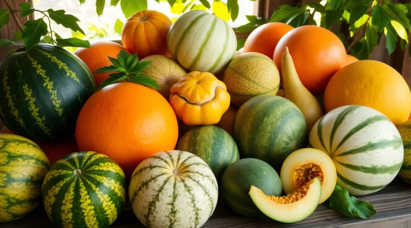 selección de melón