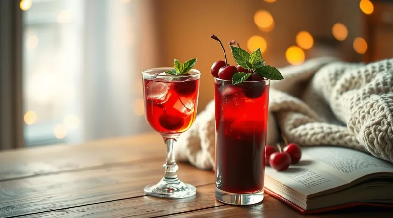 sleepy girl mocktail cherry juice